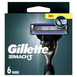Gillette Mach3 Rasierklingen, 6er Set 8700216503358 , 1 Packung = 6 Ersatzklingen