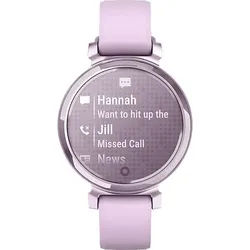 GARMIN Lily 2 Smartwatch Eloxiertes Aluminium Silikon, 14 mm, Flieder
