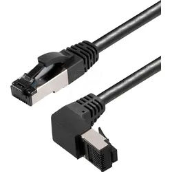 TME TI48-5L - Patchkabel Cat.8.1 S/FTP gewinkelt / gerade, 5 m