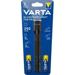 Varta LED Taschenlampe Aluminium Light 250lm, inkl. 2x Alkaline AA, Retail Blister
