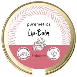 puremetics Lippenpflegestift Lip Balm - Erdbeere 10ml