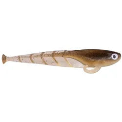 Zeck Fishing Kunstköder, Zeck Quappie 8cm Brauni 4 pcs Gummifisch braun 8 cm