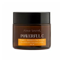 Alma Secret Tagescreme Powerful C Antiedad Iluminadora Chía Spf30 50ml
