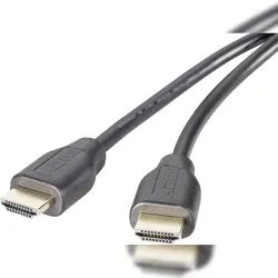 SpeaKa Professional HDMI Anschlusskabel HDMI-A Stecker, HDMI-A Stecker 0.50 m Schwarz SP-9024564 4K