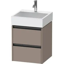Duravit Ketho.2 Waschtischunterbau wandhängend Basalt Matt 484x460x549 mm - K25274043430000 K25274043430000