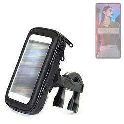 K-S-Trade Smartphone-Halterung für Tecno Camon 20 Pro, (Fahrrad-Halterung Handy-Halterung Halter Lenkstange) schwarz