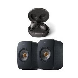 KEF LSX II - WLAN HiFi Lautsprecher + MU3 - True Wireless In-Ear Kopfhörer