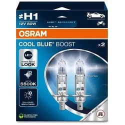 OSRAM Cool Blue Boost Glühbirne H1 12V/80W - X2