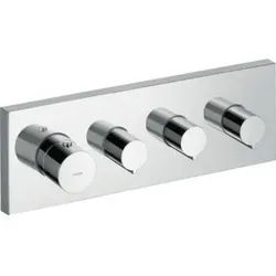 hansgrohe Fertigmontageset Axor Starck UP-Thermostat., eck., 3 Verbr., chrom