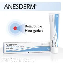 Anesderm Creme betäubt gezielt den Schmerz 30 g