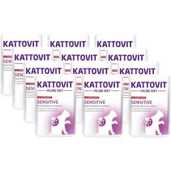Kattovit Sensitive Huhn+Ente 12x85g-Beutel