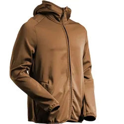 Kapuzen-Fleecejacke "22586-608" Customized - XL - nussbraun
