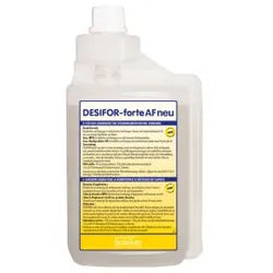 Dr. Schnell DESIFOR FORTE AF neu Desinfektionsreiniger, Flächendesinfektion zur Desinfektion und Reinigung im Medizinbereich, 1 Liter - Flasche