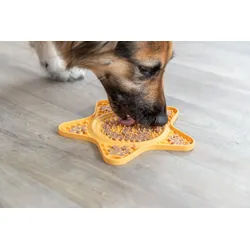 TRIXIE Lick'n'Snack Matte, Silikon, 23,5 cm, gelb