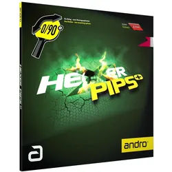 andro Belag Hexer Pips+ rot 1,7