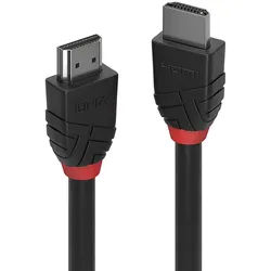 Lindy LINDY HDMI Anschlusskabel HDMI-A Stecker, HDMI-A Stecker 2.00 m Schwar HDMI-Kabel, (200.00 cm) schwarz