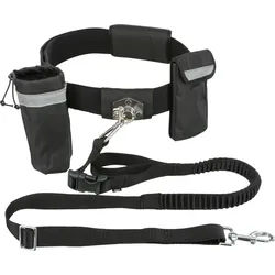 TRIXIE Bauchgurt mit Leine, Gurt: 60–120 cm / 40 mm, Leine: 1,00–1,35 m / 25 mm...