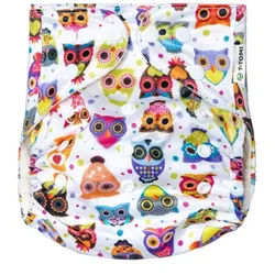 T-Tomi H√∂schenwindel AIO - Wickel Set Druckkn√∂pfe Owl friends 1 St