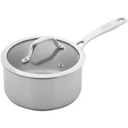 KUHN RIKON Stielkasserolle ALLROUND mit Glasdeckel 14 cm 1 Liter INDUKTION