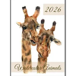 raxxa Wandkalender Animals 2026 - hoch
