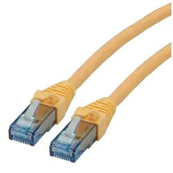 ROLINE Patchkabel Cat.6A UTP, Component Level, LSOH LAN-Kabel, RJ-45 Männlich (Stecker), RJ-45 Männlich (Stecker) (300.0 cm) gelb