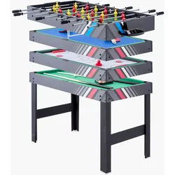 VEVOR Airhockey Tisch Spieltisch Tischtennis 122cm Tischfußball 4 in 1 Multi
