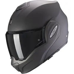 Scorpion Exo-Tech Evo Solid Klapphelm, schwarz-grau, Größe 2XL für Männer