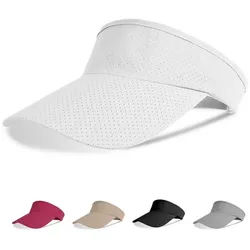 LuxusKollektion Visor Schirmmütze Herren Damen Sonnenvisier Golf Baseball Tennis Weiß