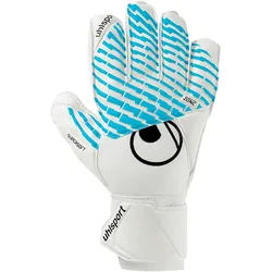 Uhlsport Torwarthandschuhe FM Cybertec Supersoft 101138101 6.5 - Weiß/Cyberblau/Schwarz - 6.5