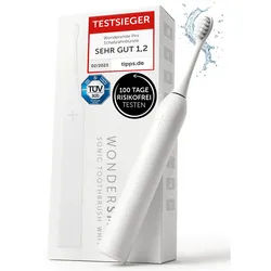 Wondersmile Schallzahnbürste Pro All White 7x22x9 cm