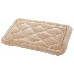 MAELSON Tierkissen Soft Kennel Deluxe Cushion 52, Kuschelkissen für Hunde, beige/schwarz beige|schwarz