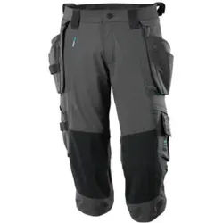 Mascot Dreiviertel-Hose, Hängetaschen, Stretchs Dreiviertel-Hose Größe C58, dunkelanthrazit