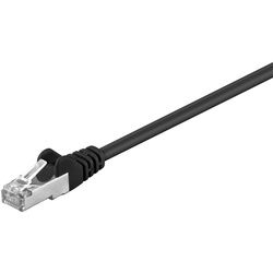 Goobay CAT 5e Patchkabel, F/UTP, Schwarz