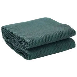 vidaXL Zeltteppiche Zeltteppich Grün 400 x 350 cm Polyester, Rechtwinklig grün