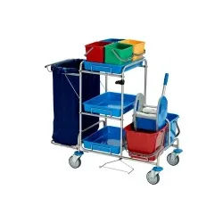 Floorstar 1 Quattro HR 2x120 Estawa Reinigungswagen RW 1Q 2-120 ES , Maße (B x L x H): 74 x 133 x 104 cm
