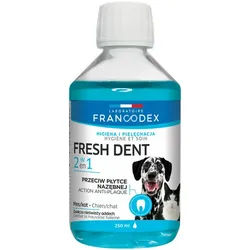 FRANCODEX Frische Dent- und Mundhygieneflüssigkeit für Hunde und Katzen 250ml