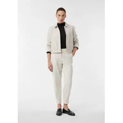 comma 7/8-Hose Hose Jogpants mit Faltendetail am Saum beige 40