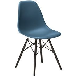 Vitra Stuhl Eames Plastic Side Chair DSW RE blau, Designer Charles & Ray Eames, 83x46.5x55 cm
