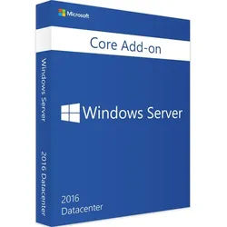 Windows Server 2016 Datacenter 16 Core Add-on-Erweiterungslizenz | Sofortversand