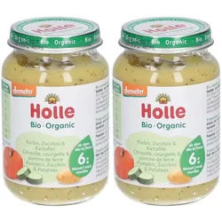 Holle Apfel und Banane mit Dinkel