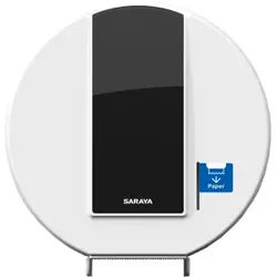 SARAYA TH- 01 Toilettenpapierspender Sanilavo, Große Toilettenpapierrollen für häufig frequentierte Waschräume, Maße: L 27,6 x B 12,6 x H 28,6 cm