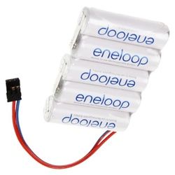 Akkupack 6 Volt 1900mAh 72 x 14,5 x 50mm mit Graupner Stecker