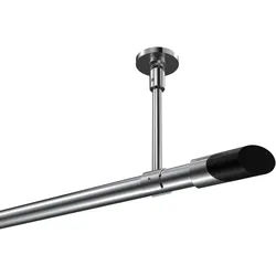 GARDINENSTANGE Sonette Verano 240 cm (geteilt in 2 x 120 cm), 1-läufig, 20 mm Ø Chrom