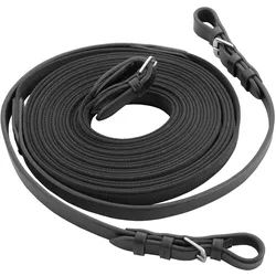 Loesdau Langzügel Rubber-Grip schwarz