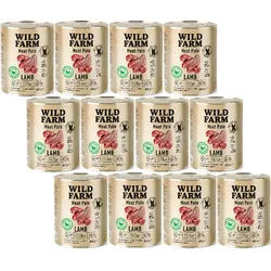 WILD FARM Pastete Lamm 12x800g glutenfreies Hundefutter