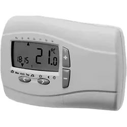Buderus Logafloor Funk-Uhrenraumthermostat FRTU mit digitaler Anzeige