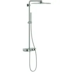 Grohe Duschsystem Euphoria SmartC 310 Cube D sst, m AP-Thermostat, Arm 45cm schwenkb.