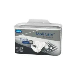 MoliCare® Premium Elastic Inkontinenzslip, 10 Tropfen, Slip zur Anwendung bei schwerster Inkontinenz, 1 Beutel = 22 Stück, Größe S, Bauchumfang 70-90 cm