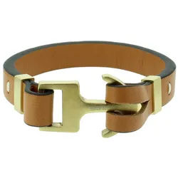 Hafen-Klunker Armband 107751 - 18 cm - cognac