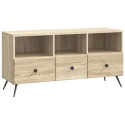 vidaXL TV-Schrank 102 x 34,5 x 50 cm TV-Schränk Sonoma-Eiche 102x34,5x50 cm Holzwerkstof beige